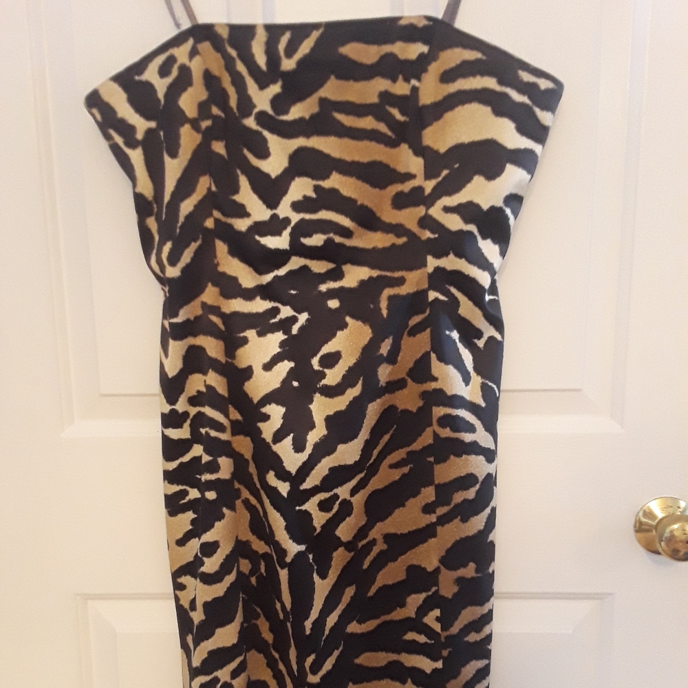 Strapless cocktail dress